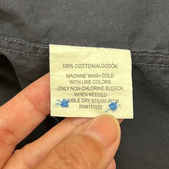 Beverly Hills Polo Club Men's Long Sleeve Shirt Button Down, Size Large - Picture 5 of 5